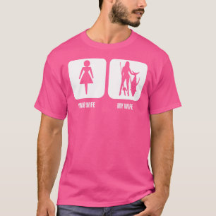 Manar din hustru min hustru fiskande fiskare för H T Shirt
