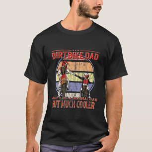 Manar Dirtcycle Pappa Motorcross Vintage Biker Far T Shirt