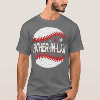 Manar Disted Fars dag Softball FatherInLaw  T Shirt