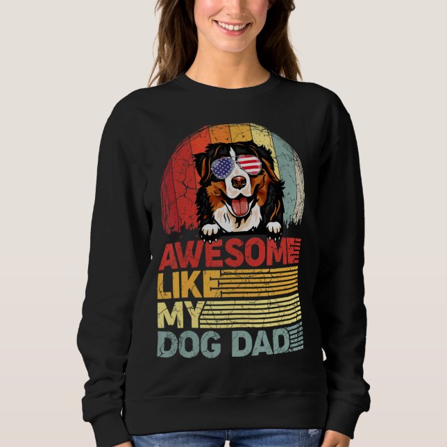 Manar Distress Bernese Mountain Fantastisk som mit T Shirt (Framsida)