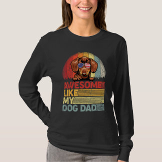 Manar Distress Dachshund Fantastisk som min Hund P T Shirt