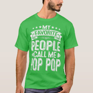 Manar Distress Mina favoriter kallar mig popp T Shirt