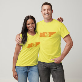 Manar Distress Tennessee Flagga Tee Shirt
