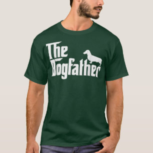 Manar Dogfather Dachshund Funny Far Dag för T Shirt