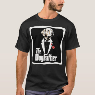 Manar Dogfather Golden Retriever Hund Far T Shirt