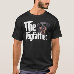 Manar Dogfather Rottweiler Rolig hund Owner Hund T Shirt