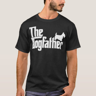 Manar Dogfather Scottish Terrier Hund Pappa T Shirt