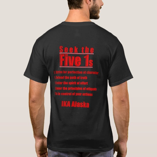 Manar Dojo Kun T-Shirt (Baksida)