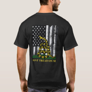 Manar DONT GÅR PÅ ME Gadsden Snake T Shirt