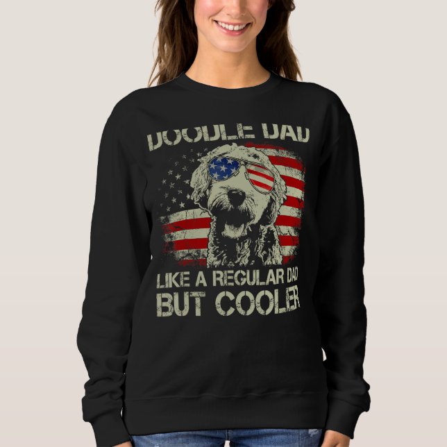 Manar Doodle Pappa Goldendoodle Regular Pappa men  T Shirt (Framsida)