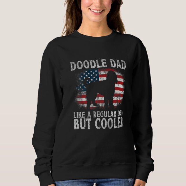 Manar Doodle Pappa Goldendoodle Regular Pappa men  T Shirt (Framsida)