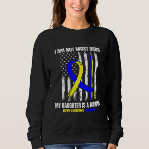 Manar Down Syndrome Awareness Pappa DaughWarrior T Shirt