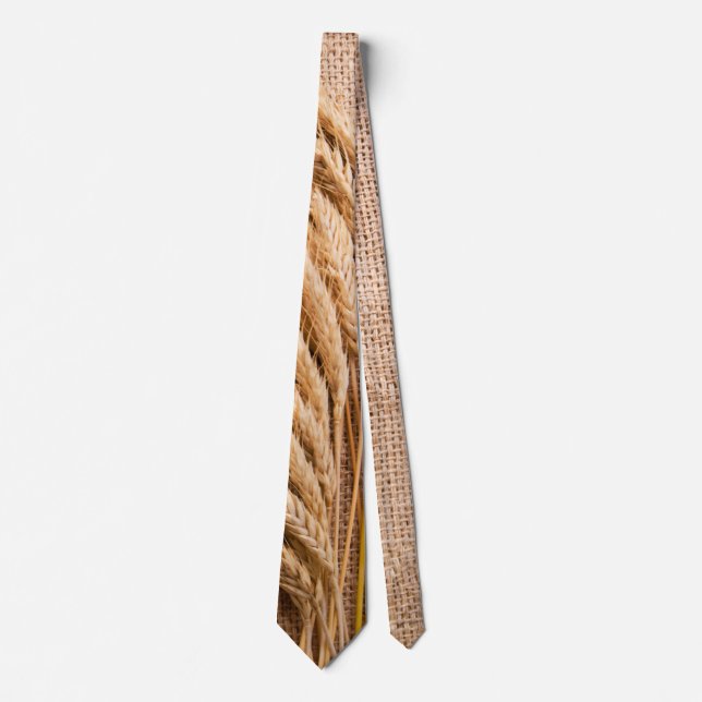 Manar Dress Tie Wheat on Burlap Sack Land Rustic Slips (Framsida)