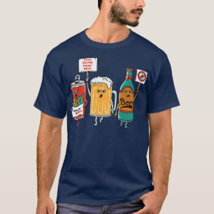 Manar dricker öl lustigt t shirt