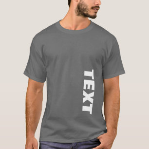 Manar Dubbla Utformning av stor teckensnittstext, T Shirt