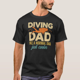 Manar Dyving Pappa Scuba Diver Underwater Snorkeli T Shirt