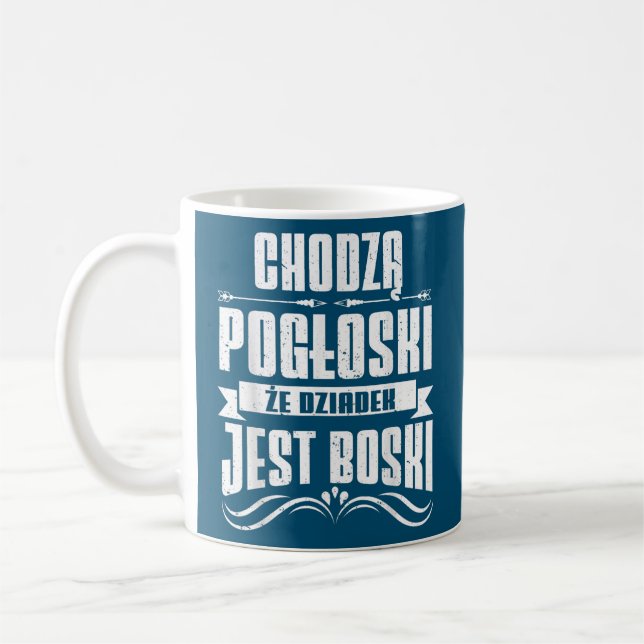 Manar Dziadzie Dziadzia Dziadziu Dziadzio Polen Kaffemugg (Vänster)