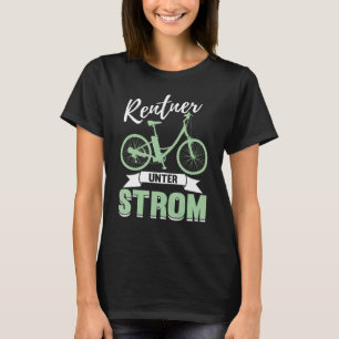 Manar E Bike Mountain Bike Bicycle Pensionement un T Shirt
