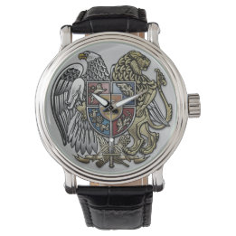 Manar Eagle och Lejona Sigla Black Silver | Se Armbandsur