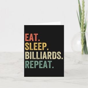 Manar Eat Sömner Billiards Repetera Funny Bassäng  Kort