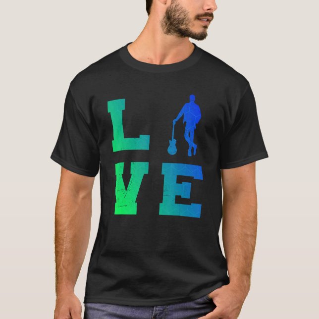 Manar Electric Guitar T Shirt (Framsida)