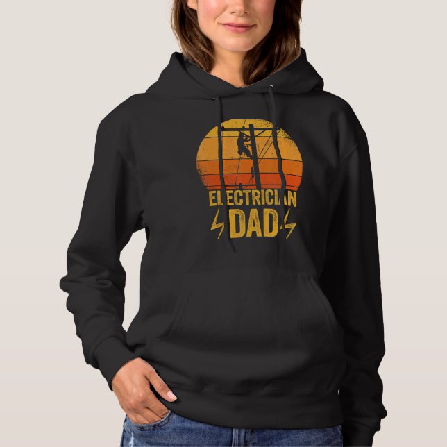 Manar Electrician Pappa T Shirt (Framsida)
