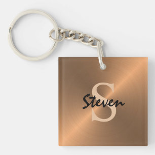 Manar Elegant Bronze Guld Script Monogram