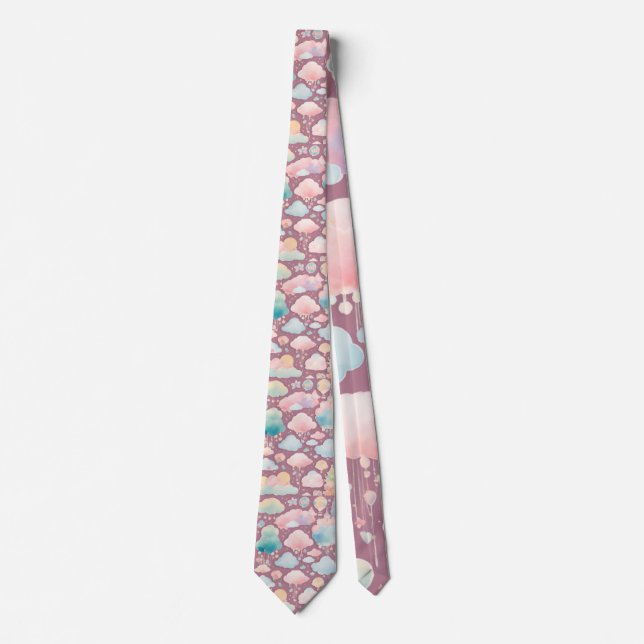 "Manar Elegant Rosa Neck Tie - Classic Neck Tie. Slips (Framsida)