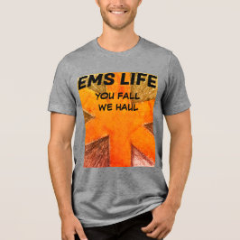 Manar EMS Life orange stjärna i livet T Shirt