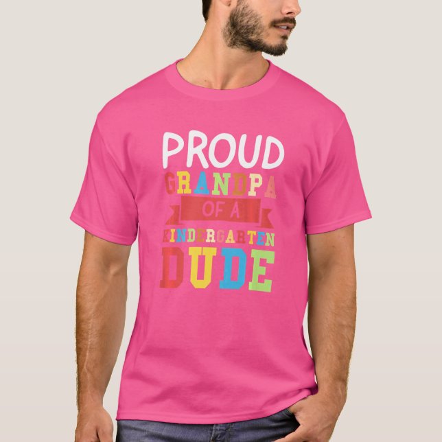 Manar, en Kindergarten-kompis Kinderga-morfar T Shirt (Framsida)