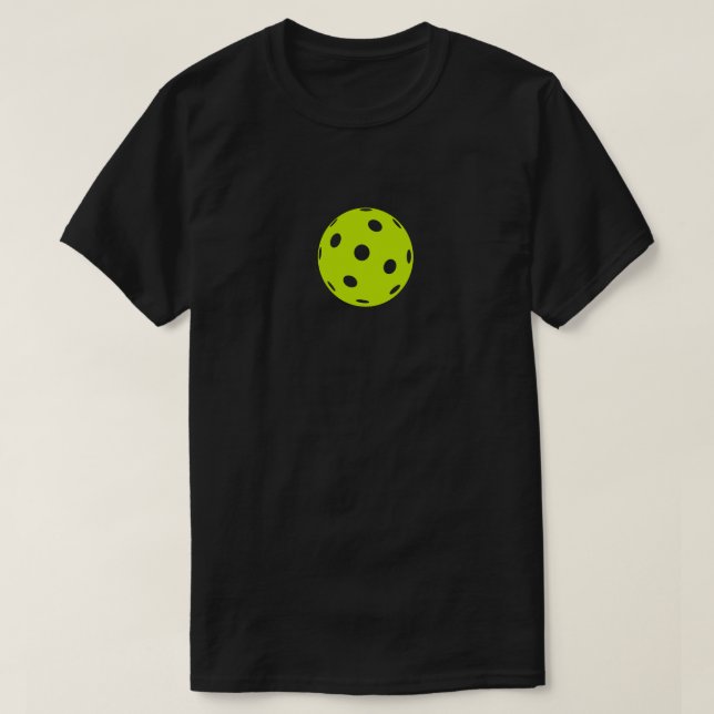 Manar enkel Pickleball T-tröja T Shirt (Design framsida)