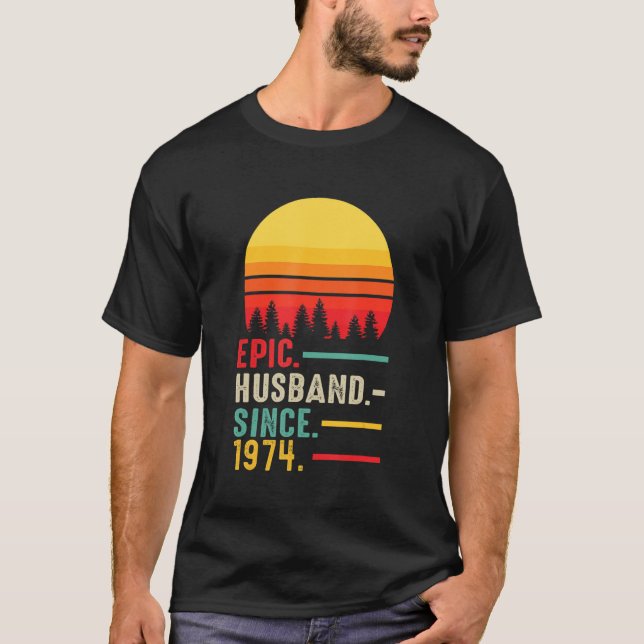 Manar Epic Make sedan 1974, Lycklig-årsdagen T Shirt (Framsida)