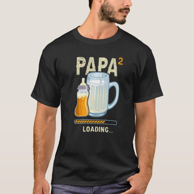 Manar Expectant pappa twillingar andra pappa till  T Shirt (Framsida)