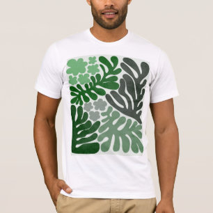Manar fabrik Löv Design T-Shirt - fetstil och natu