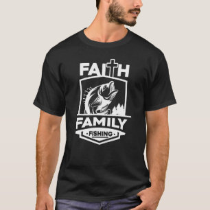 Manar Faith Family Fishing Religiösa Christian Fis T Shirt