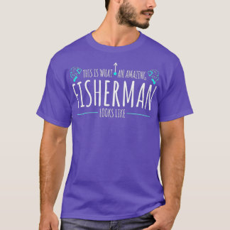 Manar Fantastisk Fiskefiskare, finare fiskeofferte T Shirt
