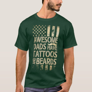 Manar Fantastisk Pappor har tatueringar och utökar T Shirt