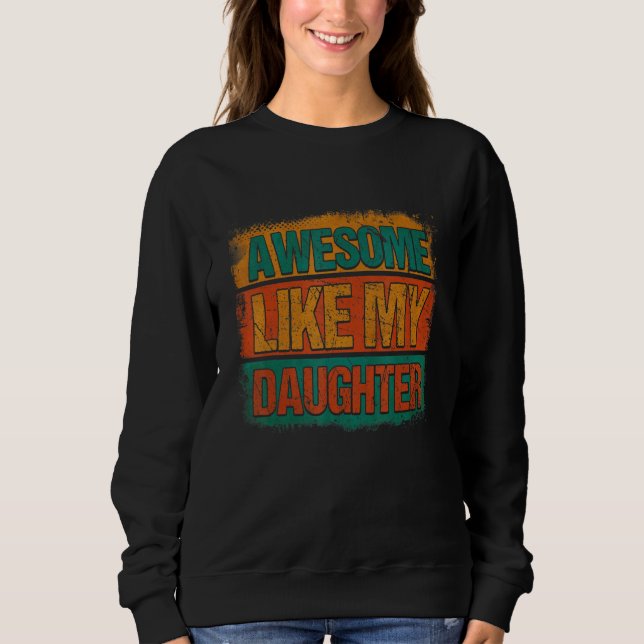 Manar Fantastisk som min dotter Fars dag Pappa Jo T Shirt (Framsida)