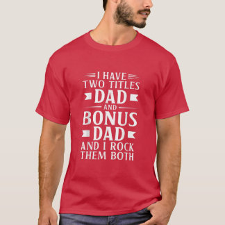 Manar Fantastisk Stepdad Gift Bonus Pappa Fars dag T Shirt