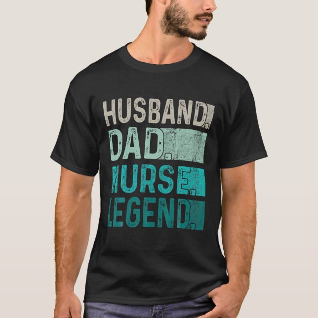 Manar Far-dagen Make Pappa Nurse Legend Funny V T Shirt (Framsida)