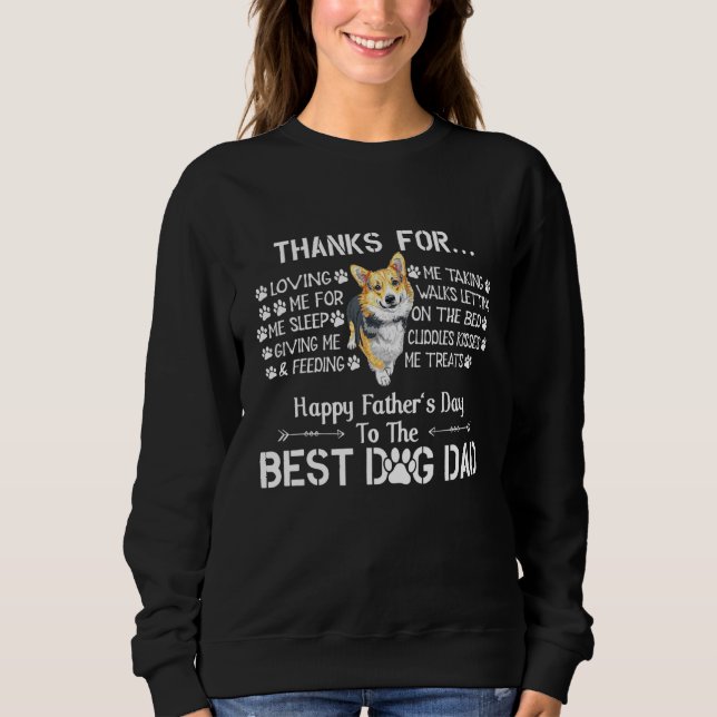 Manar Far-dagen Pappa Manar Pembroke Welsh Corgi P T Shirt (Framsida)