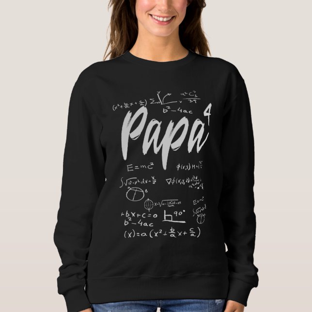 Manar Far Far Quadruple Pappa High 4 Math Phy T Shirt (Framsida)