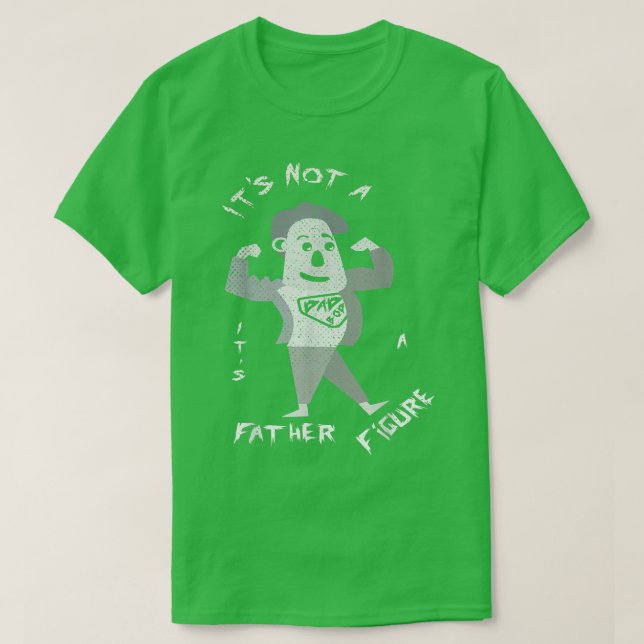 Manar Far Figur, Pappa Bod Humor Fars dag  T Shirt (Design framsida)