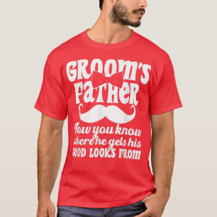 Manar Far i Groom Bröllop Costume Grooms Fa T Shirt