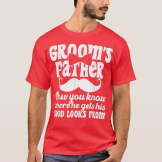 Manar Far i Groom Bröllop Costume Grooms Fa T Shirt