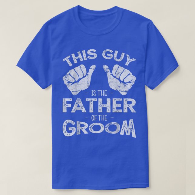 Manar Far i Groom Pappa Bröllop Costume Funny T Shirt (Design framsida)