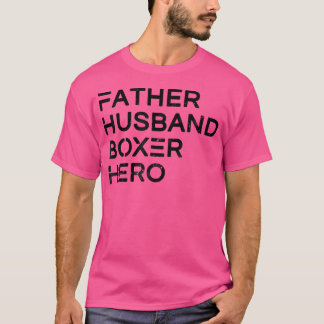 Manar Far Make Boxer Hero Pappa Fars dag T Shirt