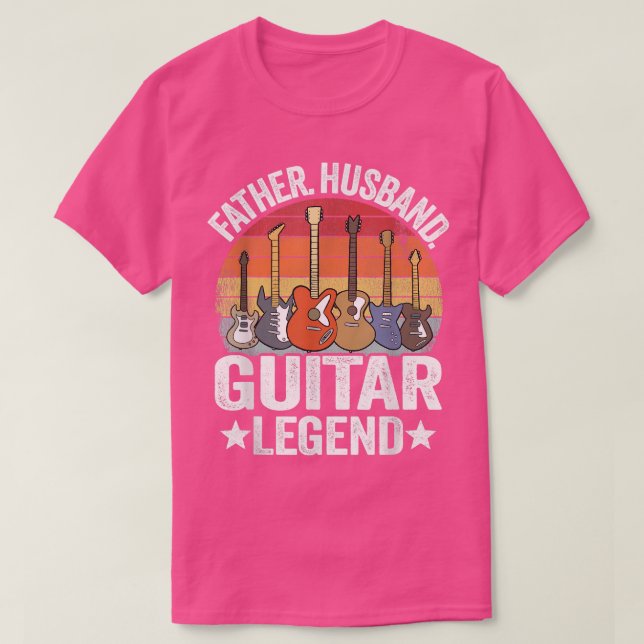 Manar Far Make Guitar Legend Guitar Pappa Guita T Shirt (Design framsida)