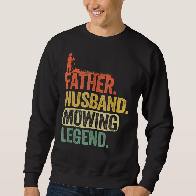 Manar Far Make Mwing Legend Gardener Pappa La Lång Ärmad Tröja (Framsida)