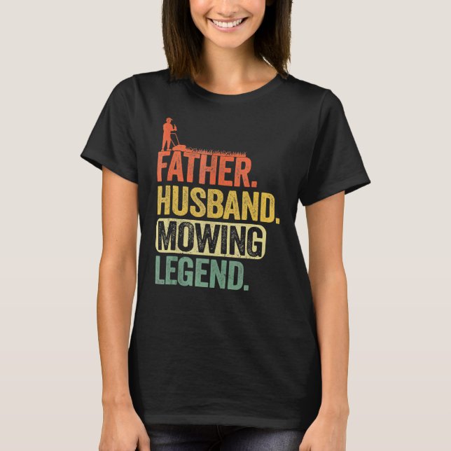 Manar Far Make Mwing Legend Gardener Pappa La T Shirt (Framsida)